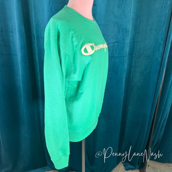 Champion Men's Powerblend Applique Crew Sweatshirt - Picture 5 of 11